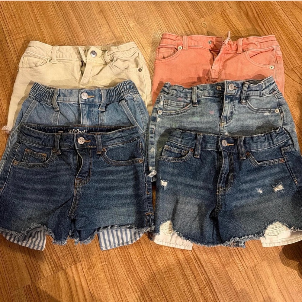 Old Navy Kids Shorts in Blue, Pink, and Tan